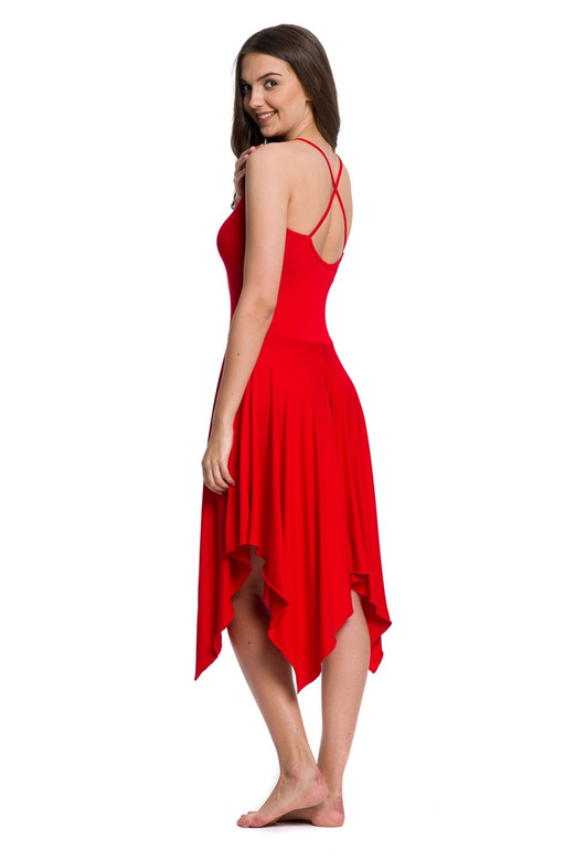 Dress Square - rosso