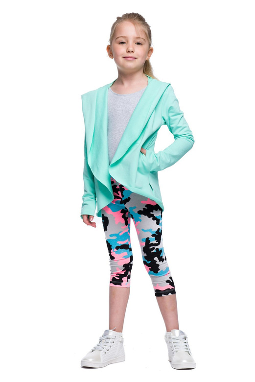 Cardigan femme et enfant menthe