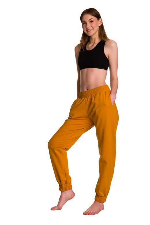 Top sportivo in cotone da donna - nero