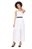 MAXI Chiffon Skirt - White.