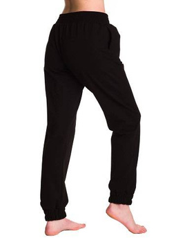 Pantalón de chándal holgado de mujer negro