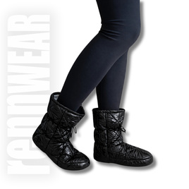 Booties | Botki | Ciepłe Buty do rozgrzewki | Ocieplacze | czarny | rennWEAR