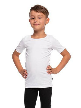 T-shirt danza/ginnastica manica corta - bianca