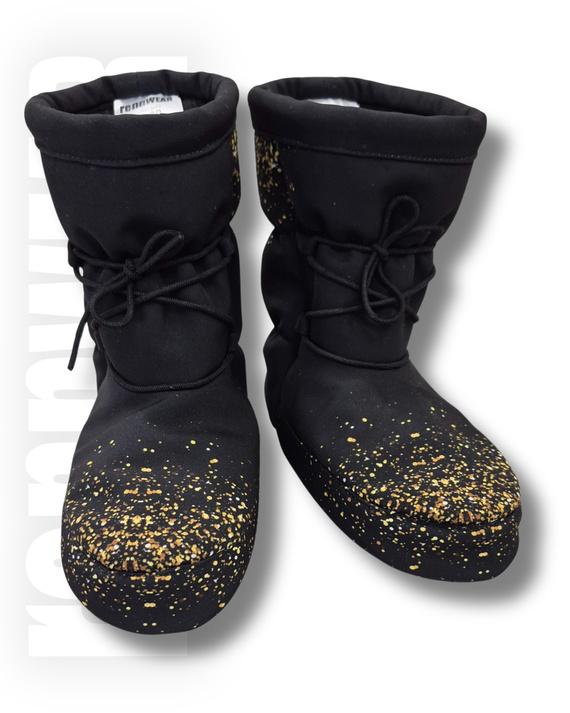 GOLDEN DUST | Booties | Botki | Ciepłe Buty do rozgrzewki | Ocieplacze | unicorn | rennWEAR
