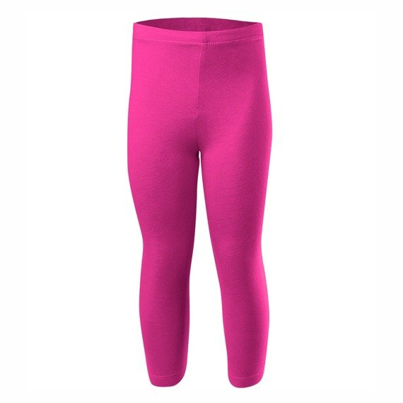 Sportleggings mit 3/4-Bein für Damen, Herren und Kinder, fuchsiafarbene Baumwolle