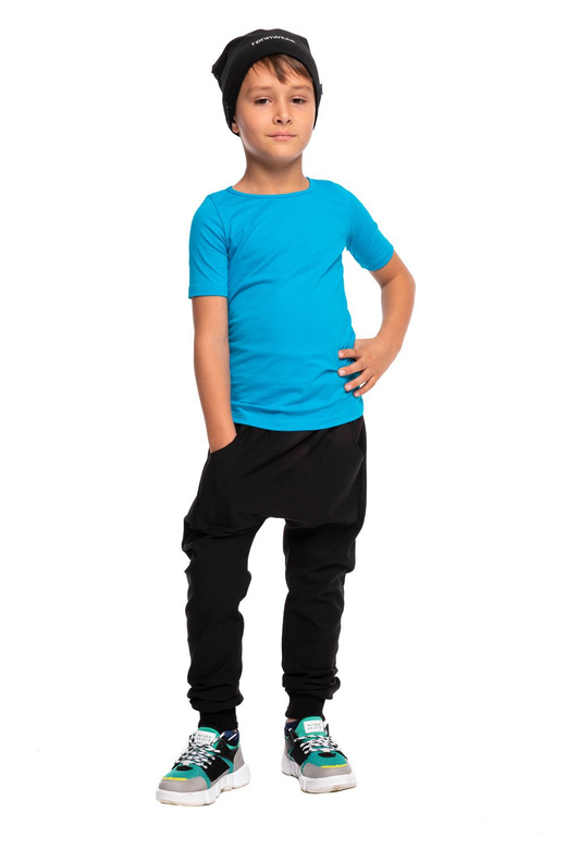 T-shirt danza/ginnastica MANICA CORTA - turchese