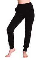 Pantalon de survêtement pour femme avec un pli noir