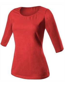3/4 camisa manga - rojo