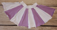 Cotton ECO-LINE Full Circular Skirt for Girl - White Lilac