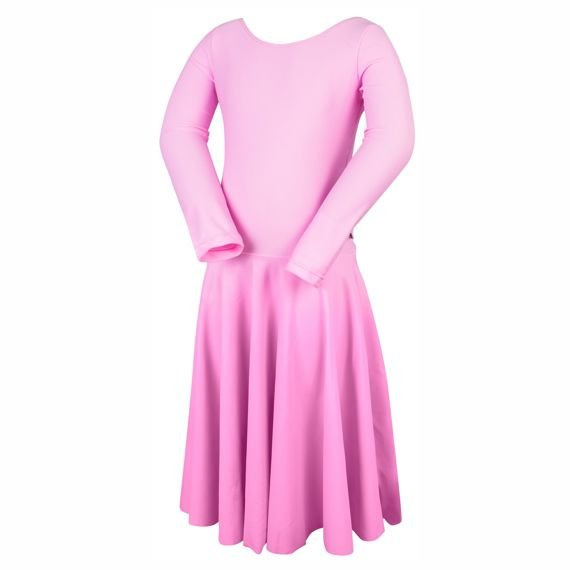 Vestido rosa de concurso FIRST STEP para niña