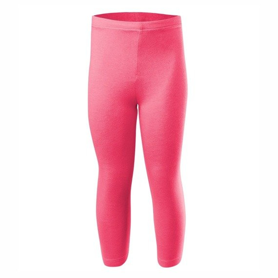 Leggings sportivi a 3/4 gambe per donna, uomo, bambino, cotone, corallo