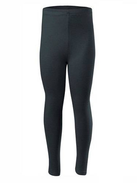 Damen-Herren-Kinder-Sportleggings mit langem Bein Baumwolle Graphit