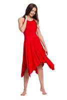 Kleid quadratisch - rot