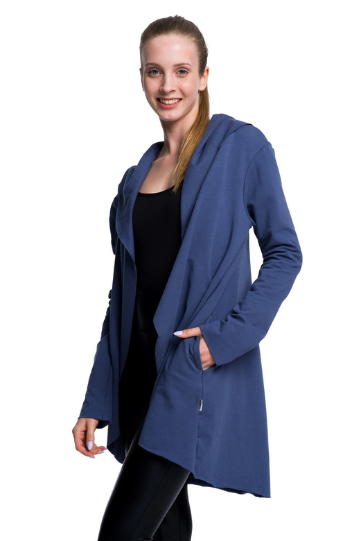 Cardigan din denim pentru femei și copii