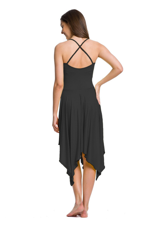 Vestido cuadrado - negro