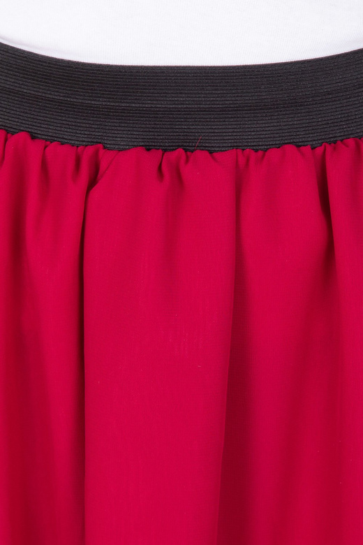 MAXI Chiffon Skirt - Burgundy