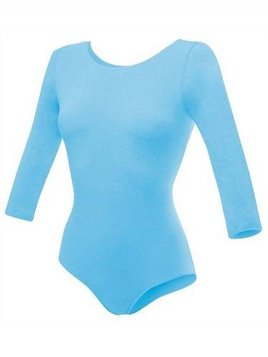 Gymnastic Training Body with 3/4 Sleeve B10034 Blue