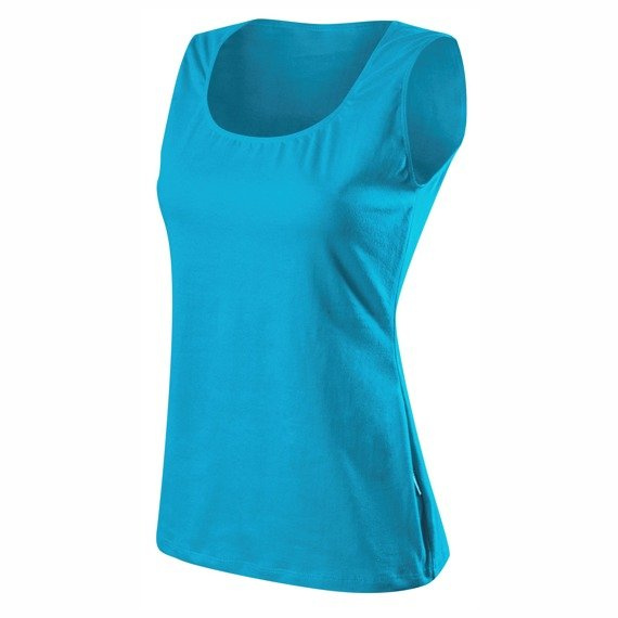 Sleeveless blouse - turquoise