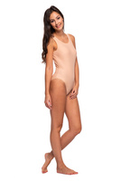 Flesh-tone sleeveless lingerie bodysuit B100 flesh-tone.