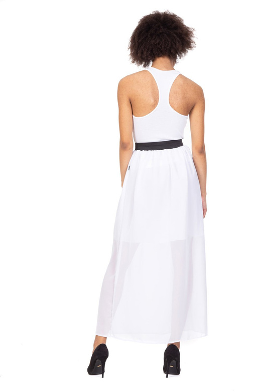 MAXI Chiffon Skirt - White.