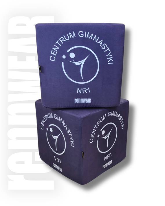 Kostka treningowa rennWEAR 40x40x40 cm | PRODUKT z LOGO i GRAFIKĄ KLIENTA