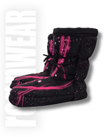 FUCHSIA SKY | Booties | Botki | Ciepłe Buty do rozgrzewki | Ocieplacze | unicorn | rennWEAR