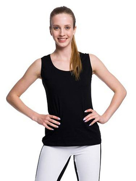 Blusa sin mangas - negro