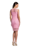 MATCHED-Spitzenkleid - rosa