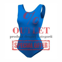 OUTLET Gymnastic Sleeveless Body Training B100B in navy blue.