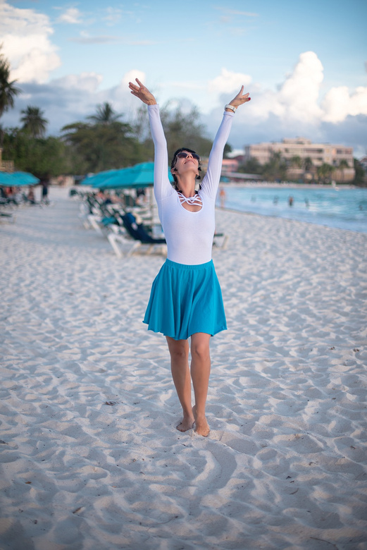 Cuerpo de encaje largo de las mujeres -Up White Body