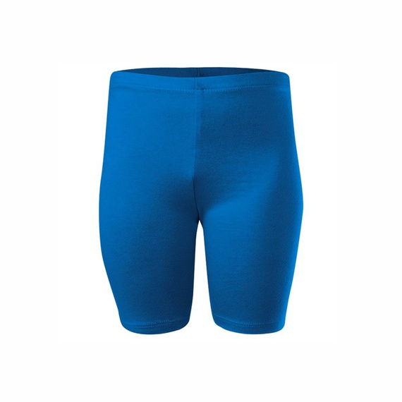 Damen Herren Kinder Baumwolle kurz Sportleggings kornblumenblau