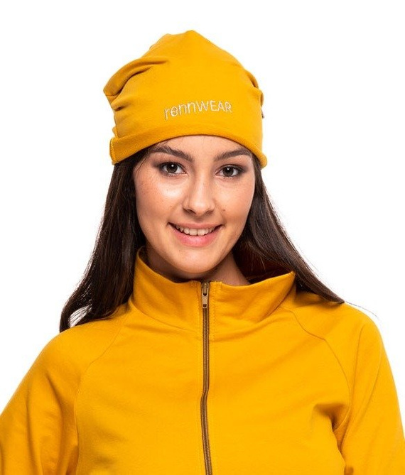 Gorro de sudadera rennWEAR para hombre y mujer - mostaza