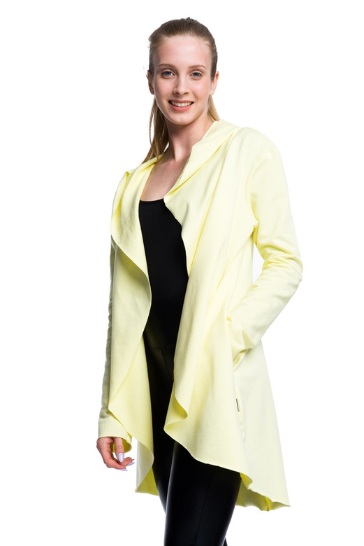 Women's and children's lemon cardigan