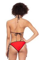 BIKINI apatinis maudymosi kostiumėlis - RENNWEAR raudonas