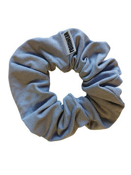 Elastico per capelli tipo Sprunchie in viscosa grigio.