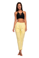 Long straight lemon sweatpants.