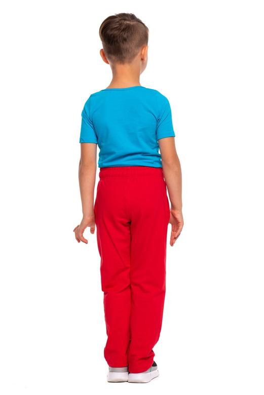 Pantalón recto largo rojo