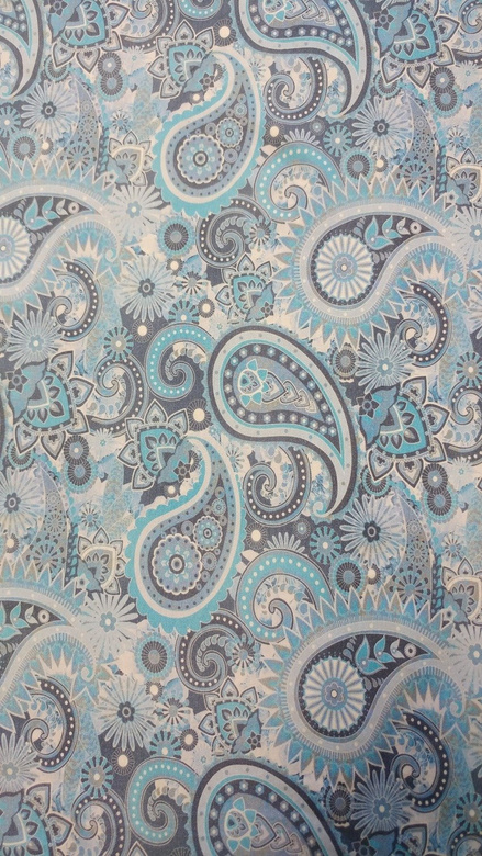 Női gyerek sport leggings PAISLEY kék mintával