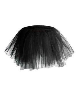 Mehrlagiger Tüllrock TUTU schwarz