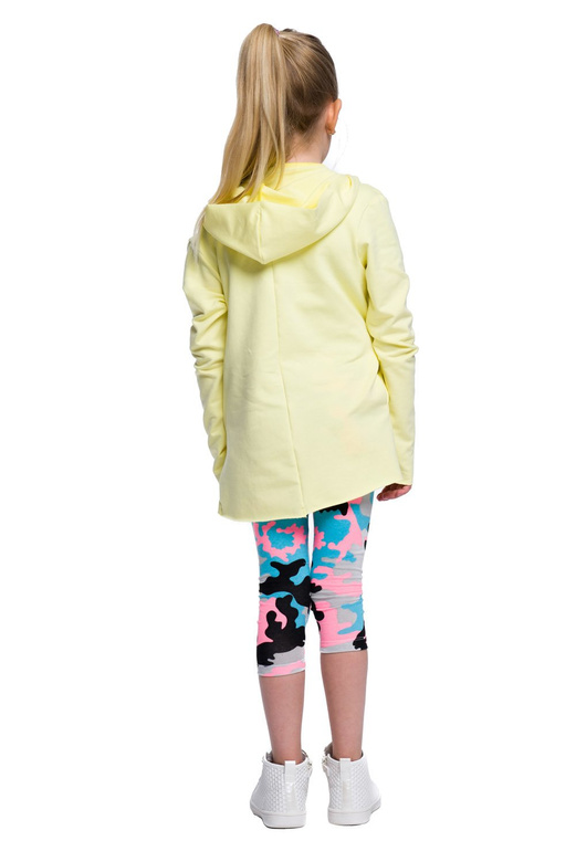 Cardigan donna e bambino limone