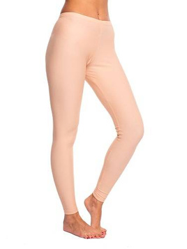 Legging long nude femme