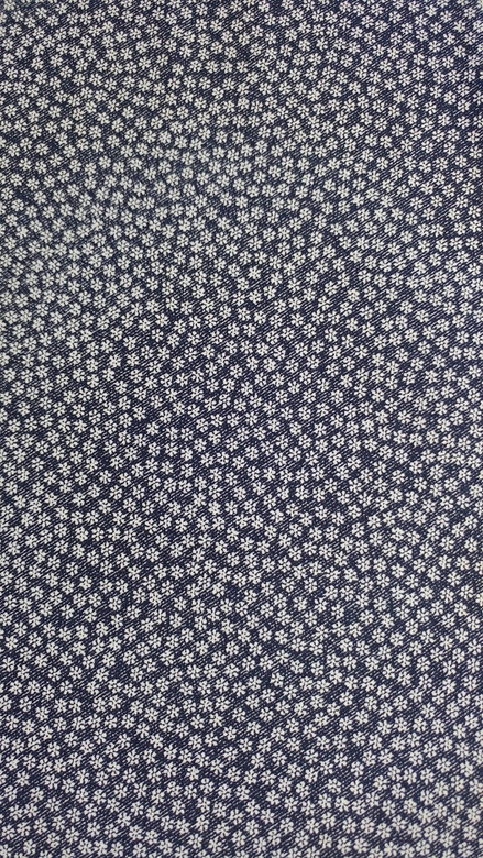 Leggings lunghi da bambina sportivi da donna con fiorellini bianchi blu navy