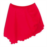 Chiffon Tie-Up Skirt for Ballet and Gymnastics Training - Red