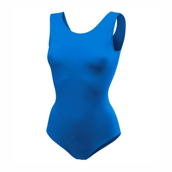 Body de gymnastique sans manches B100B bleu bleuet