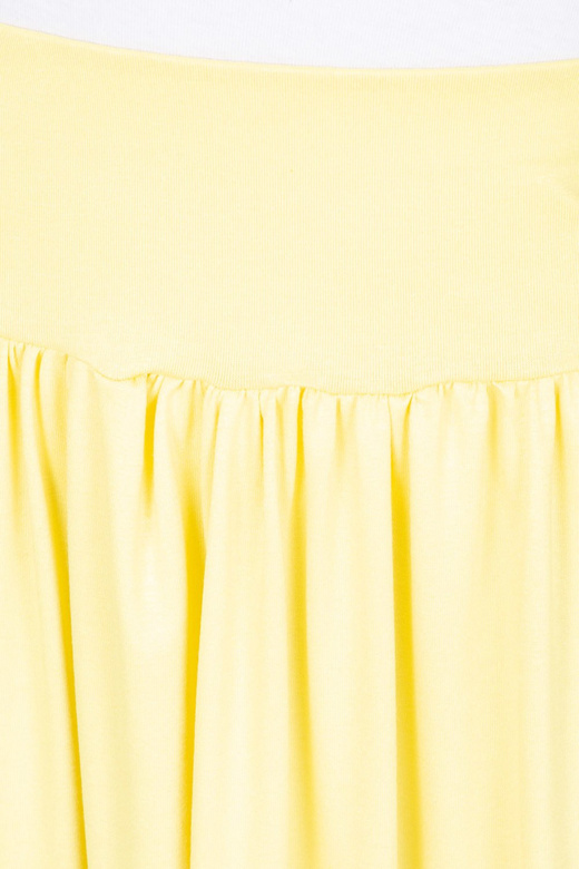 Maxi viscose skirt - lemon yellow