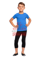 Cotton leggings - 3/4 black - OUTLET