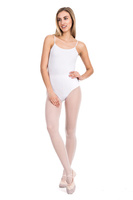 Body allenamento ginnastica senza maniche B100CR bianco
