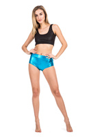 Shorts / SHORTS HOT PANTS - turquesa