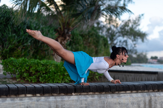 Põletatud ringi seelik - türkiissinine