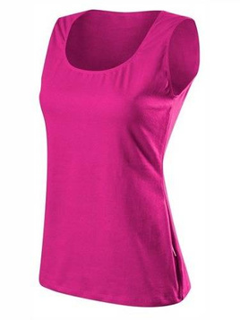 Ärmlös blus - fuchsia